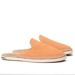 SeaVees Suede Ocean Park Mule Espadrille Cantaloupe Womans Size 10